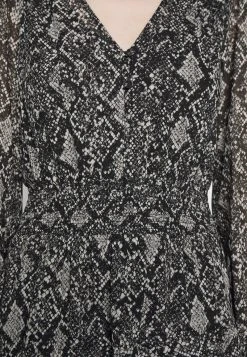 MICHAEL Michael Kors Damen SOFTH PYTHON SMOCK - Freizeitkleid - Black -MICHAEL Michael Kors Verkaufsgeschäft e21ae415f3fa4bb39ccc63f4596588a8