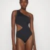 MICHAEL Michael Kors Damen LOGO CUT OUT ONE SHOULDER ONEPIECE - Badeanzug - Black 2 MICHAEL Michael Kors Damen LOGO CUT OUT ONE SHOULDER ONEPIECE - Badeanzug - Black -MICHAEL Michael Kors Verkaufsgeschäft e66b59f6662c46e1a83592f6ede71a10