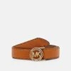 MICHAEL Michael Kors Damen LOGO BELT WITH HAND STITCHING - Gürtel - Luggage