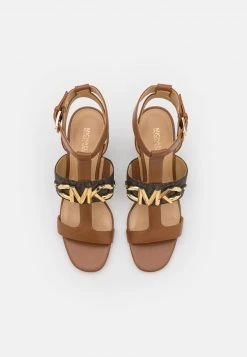 MICHAEL Michael Kors Damen IZZY T STRAP - High Heel Sandalette - Brown/multi-coloured 13 MICHAEL Michael Kors Damen IZZY T STRAP - High Heel Sandalette - Brown/multi-coloured -MICHAEL Michael Kors Verkaufsgeschäft e97c39c584d94fcaaa17944c7ae99cf7