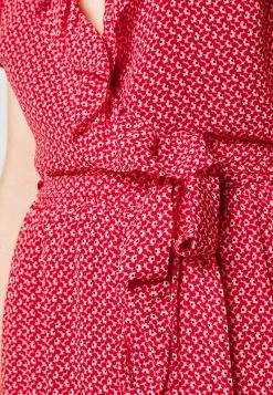 MICHAEL Michael Kors Damen PRINTED MIDI DRESS - Freizeitkleid - Crimson -MICHAEL Michael Kors Verkaufsgeschäft ea6dcda63a484db9995c787efbaf6ecd