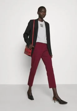 MICHAEL Michael Kors Damen CROP PANT WITH SLIT - Stoffhose - Dark Ruby 13 MICHAEL Michael Kors Damen CROP PANT WITH SLIT - Stoffhose - Dark Ruby -MICHAEL Michael Kors Verkaufsgeschäft eeb33c75737147e69808416c6eac61f6