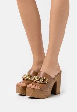 MICHAEL Michael Kors Damen SCARLETT PLATFORM MULE - Clogs - Luggage