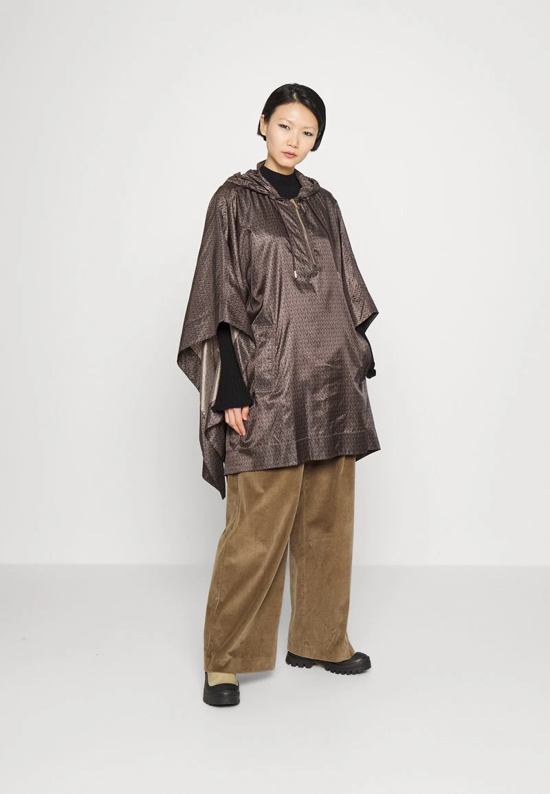 MICHAEL Michael Kors Damen ANORAK - Cape - Chocolate 4 MICHAEL Michael Kors Damen ANORAK - Cape - Chocolate – Bild 2