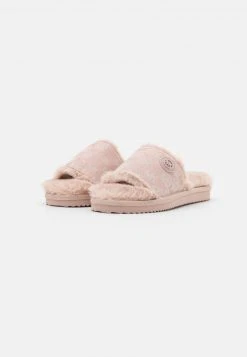 MICHAEL Michael Kors Damen JANIS SLIDE - Hausschuh - Soft Pink -MICHAEL Michael Kors Verkaufsgeschäft f408119a78274052a1d59b51702fcea3