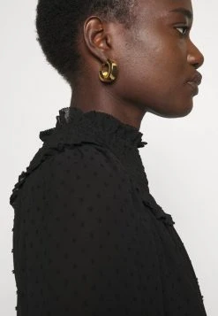 MICHAEL Michael Kors Damen SWISS DOT SMOCKED DRESS - Freizeitkleid - Black -MICHAEL Michael Kors Verkaufsgeschäft f5656a62c15a4b40b0a926fde81b3478