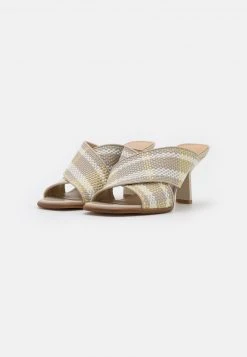 MICHAEL Michael Kors Damen GIDEON MULE - Pantolette Hoch - Light Sand/multicolor -MICHAEL Michael Kors Verkaufsgeschäft f649b79c18f74e18bc8bd9843eaa9d97
