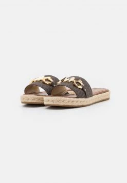 MICHAEL Michael Kors Damen IZZY SLIDE - Pantolette Flach - Brown/multicolor -MICHAEL Michael Kors Verkaufsgeschäft f75c5c0a9db440e092d4559a9a14d398