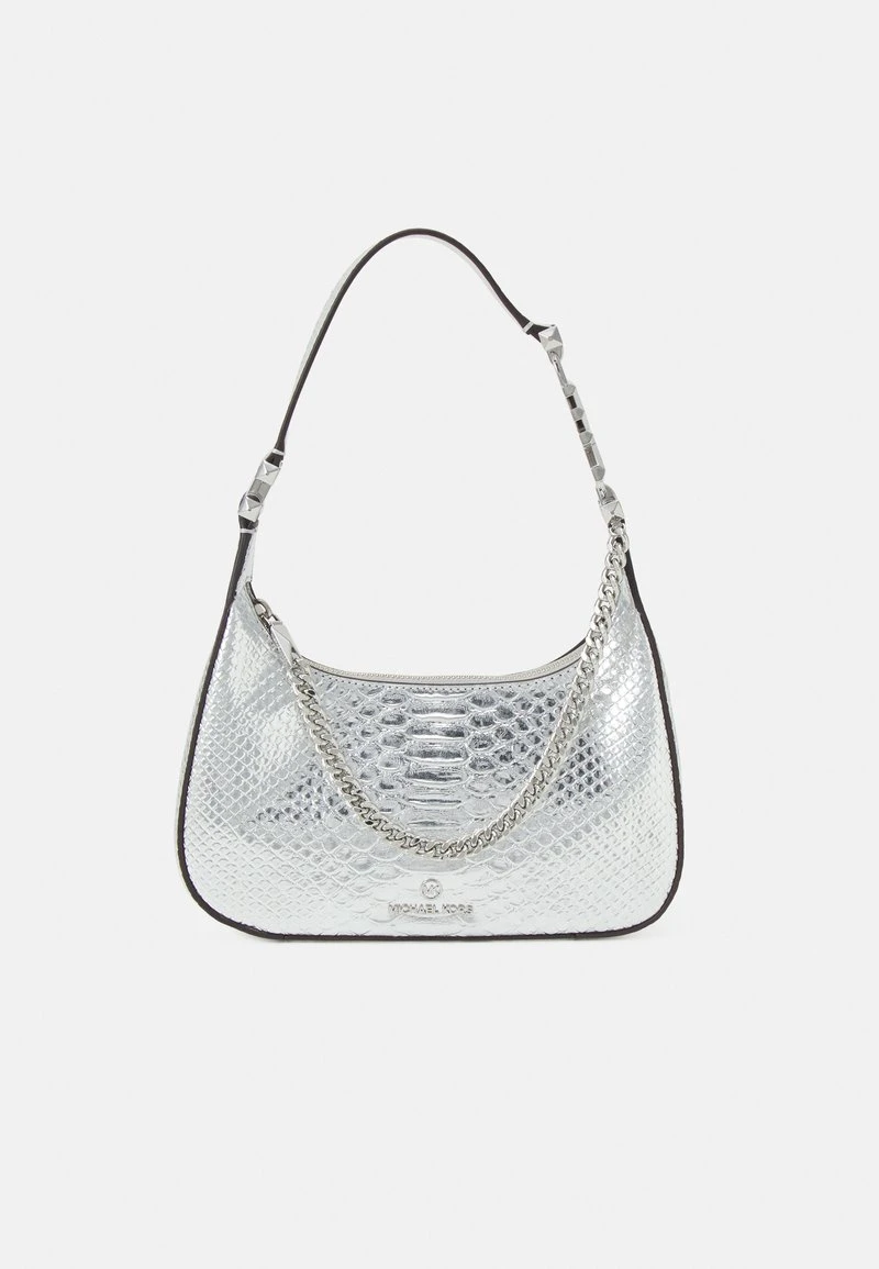 MICHAEL Michael Kors Damen PIPER SM POUCHETTE - Handtasche - Silver-coloured 3 MICHAEL Michael Kors Damen PIPER SM POUCHETTE - Handtasche - Silver-coloured