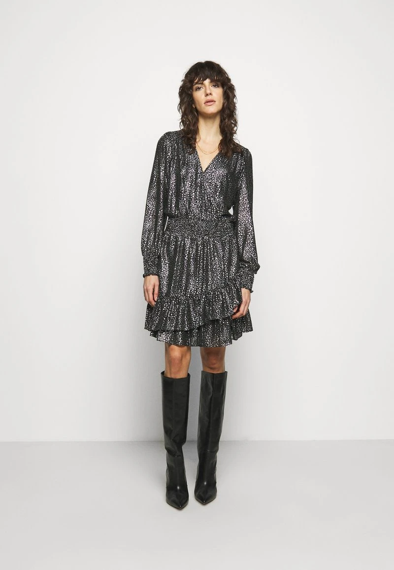 MICHAEL Michael Kors Damen SPACED GALAXY - Cocktailkleid/festliches Kleid - Black / Silver 3 MICHAEL Michael Kors Damen SPACED GALAXY - Cocktailkleid/festliches Kleid - Black / Silver