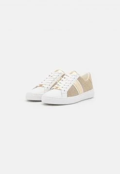 MICHAEL Michael Kors Damen IRVING STRIPE LACE UP - Sneaker Low - Pale Gold -MICHAEL Michael Kors Verkaufsgeschäft f9b444e4eee649f886c3cec8abdfe010
