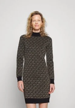 MICHAEL Michael Kors Damen Freizeitkleid - Black/gold
