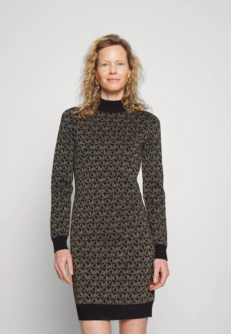 MICHAEL Michael Kors Damen Freizeitkleid - Black/gold 3 MICHAEL Michael Kors Damen Freizeitkleid - Black/gold