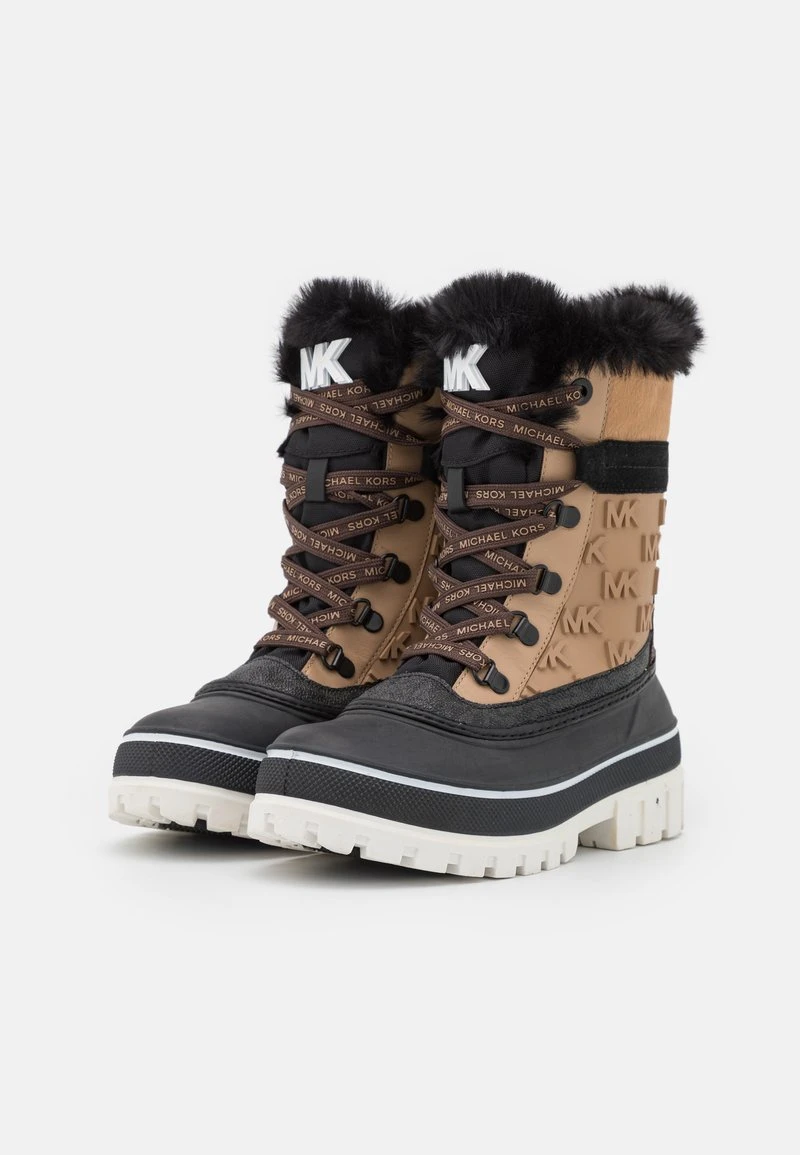 MICHAEL Michael Kors Damen OZZIE BOOT - Snowboot/Winterstiefel - Black/camel 5 MICHAEL Michael Kors Damen OZZIE BOOT - Snowboot/Winterstiefel - Black/camel – Bild 3