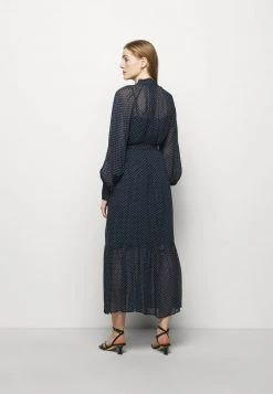 MICHAEL Michael Kors Damen PERFECTION DOTS DRESS - Maxikleid - Dark Blue -MICHAEL Michael Kors Verkaufsgeschäft fdfe1b19044a4339ab07447d8f2fa616