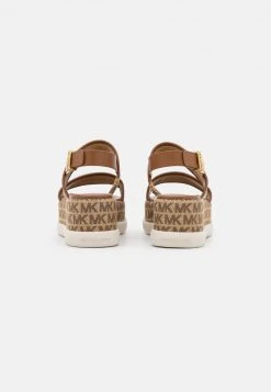 MICHAEL Michael Kors Damen PRESLEY - Plateausandalette - Beige/ebony -MICHAEL Michael Kors Verkaufsgeschäft ff2f894797694ed2b6c753fdaa47f9e1